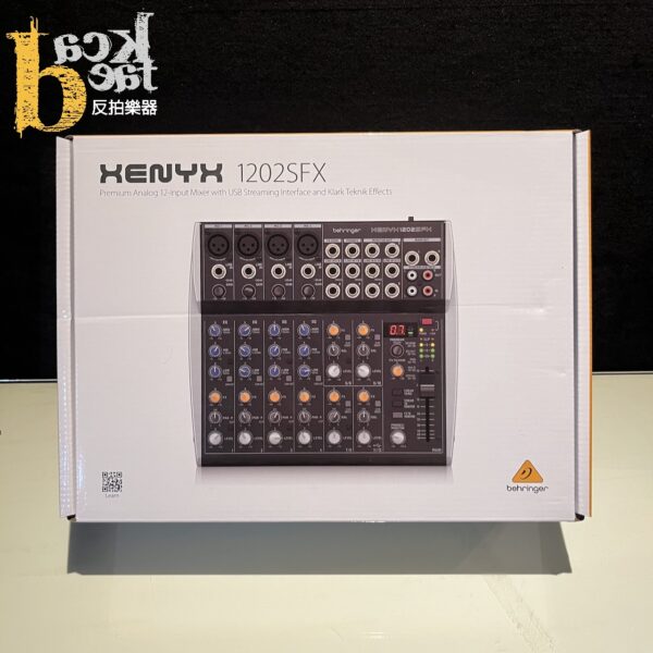 Behringer Xenyx 1202SFX 12通道 類比 直播 混音器