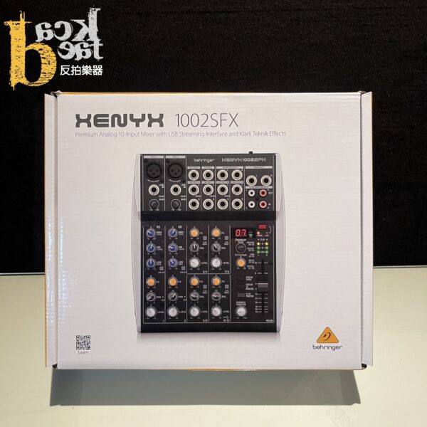 Behringer Xenyx 1002SFX 10通道 類比 直播 混音器