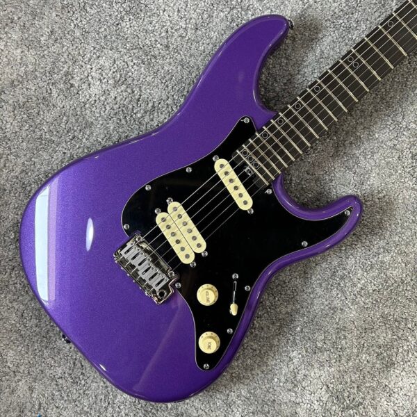 Schecter MV-6 MPUR 電吉他 烏木指板 小搖座 紫色：圖片 3