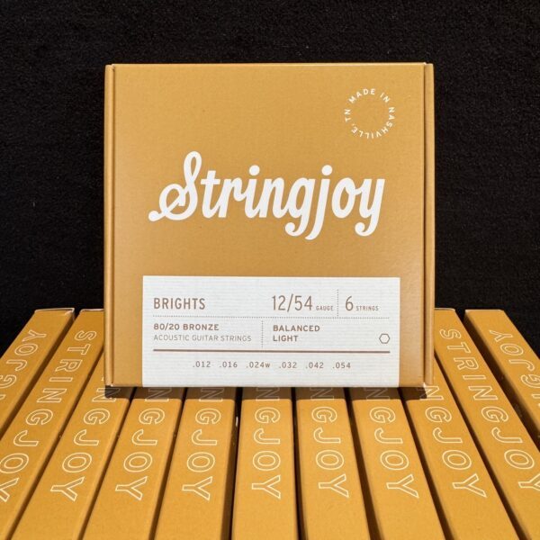 STRINGJOY BRIGHTS 木吉他弦 黃銅 SJ-BB1254 12-54：圖片 2