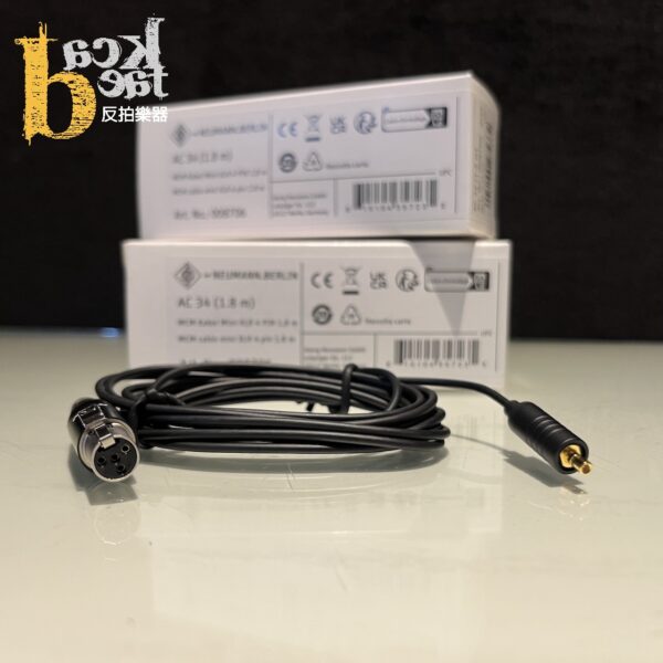 Neumann AC 34 Mini XLR 4pin ( For Shure / Mipro) 轉接線 1.8M