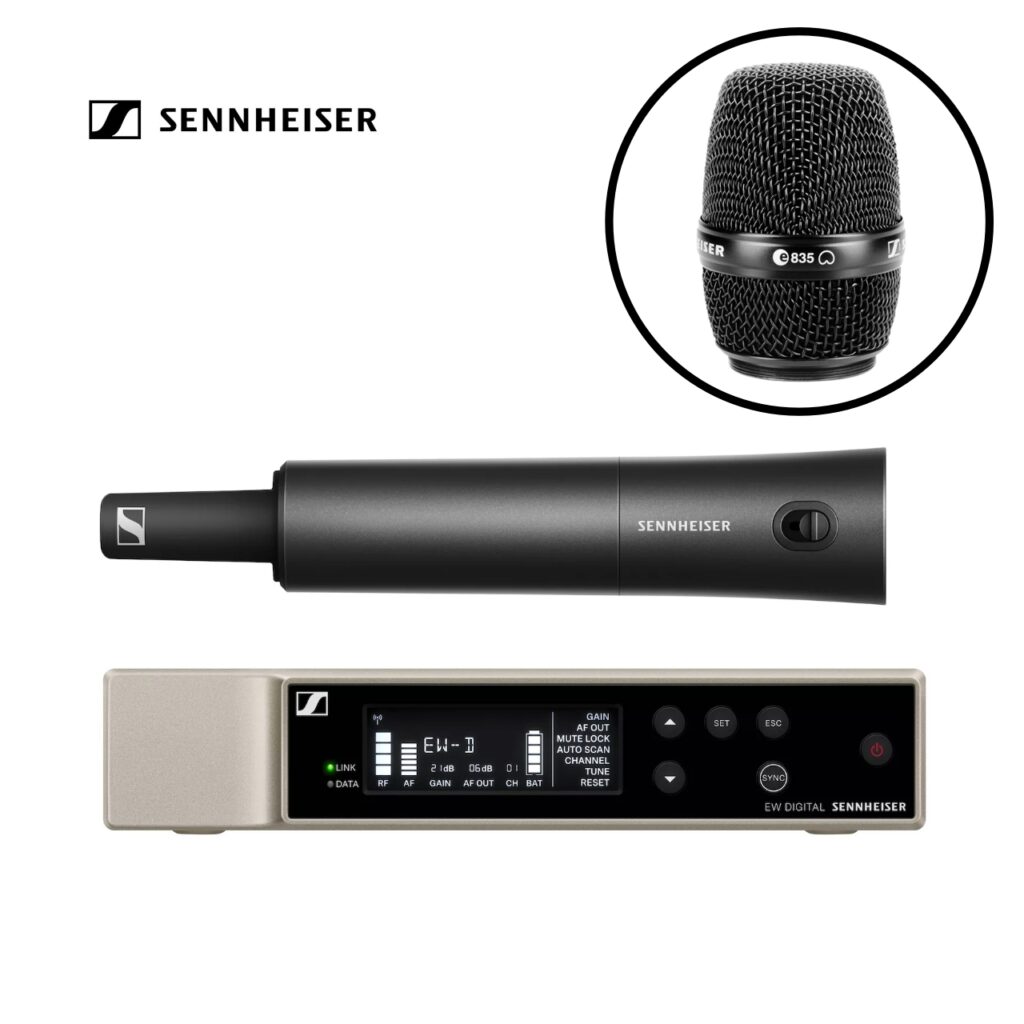 Sennheiser EW-D + MMD835 數位頻段 無線麥克風系統