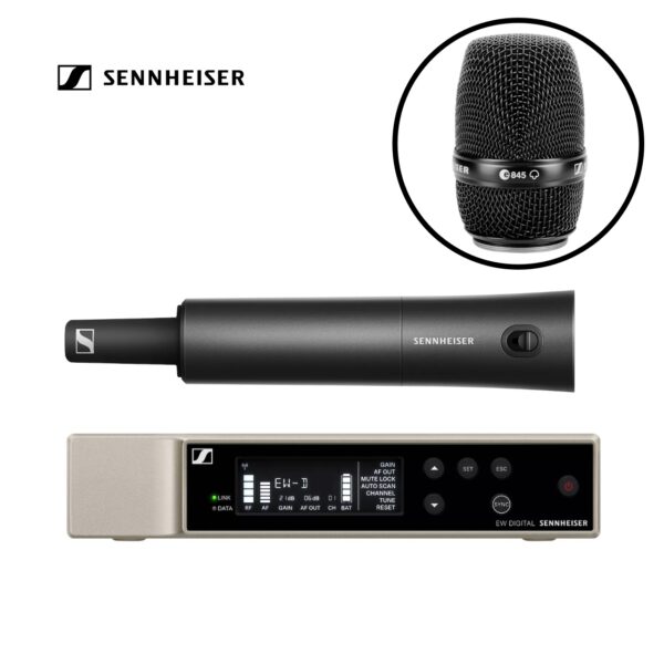 Sennheiser EW-D + MMD845 數位頻段 無線麥克風系統