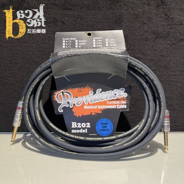 Providence B202 S/S 5M 雙直頭 日本線材 樂器導線：圖片 2