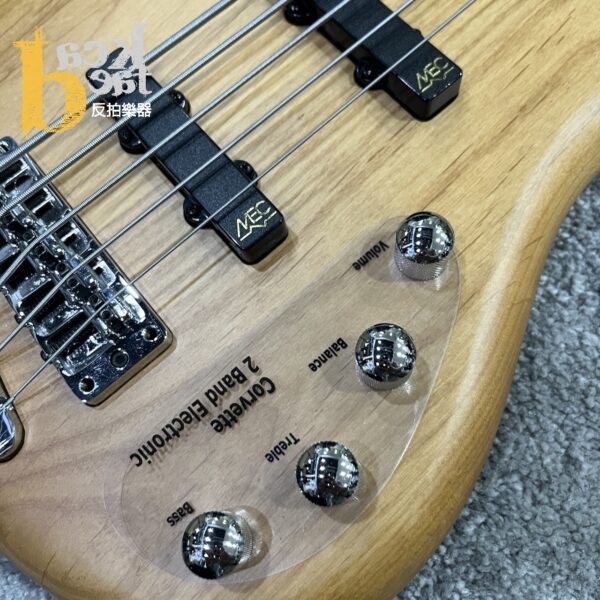 Warwick RockBass Corvette Basic 5弦 貝斯 原木色：圖片 5