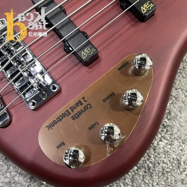 Warwick RockBass Corvette Basic 5弦 貝斯 紅色：圖片 5