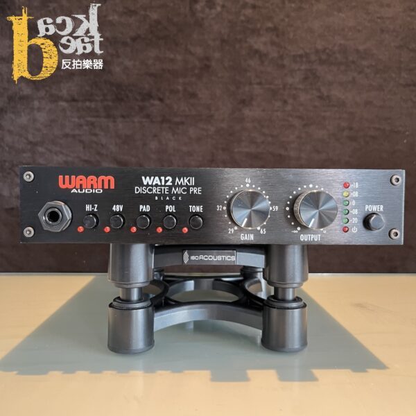 Warm Audio WA12 MKII 麥克風前級 黑色：圖片 3