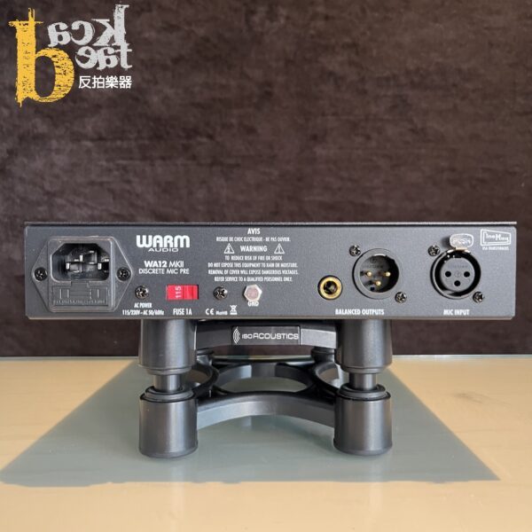 Warm Audio WA12 MKII 麥克風前級 黑色：圖片 4