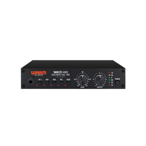 Warm Audio WA12 MKII 麥克風前級 黑色
