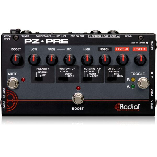 Radial Tonebone PZ-Pre 雙通道 樂器前置放大器 DI