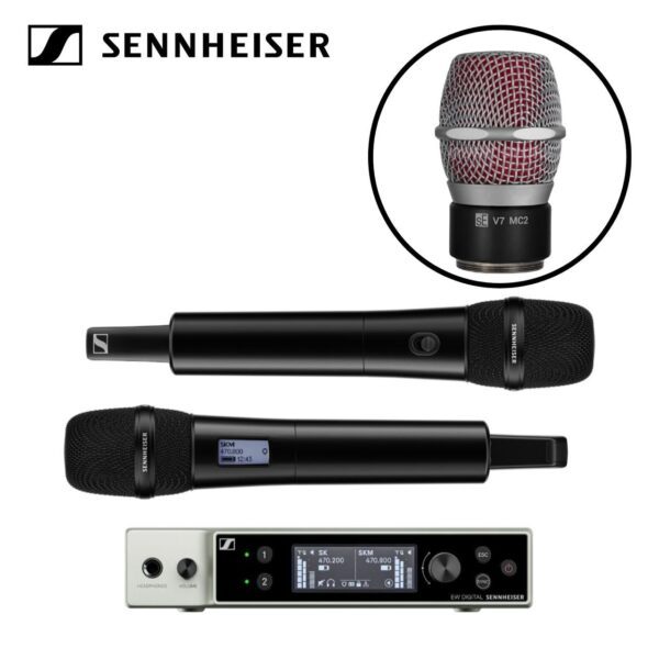 Sennheiser EW-DX sE MC2 銀 SET 一對二 無線麥克風