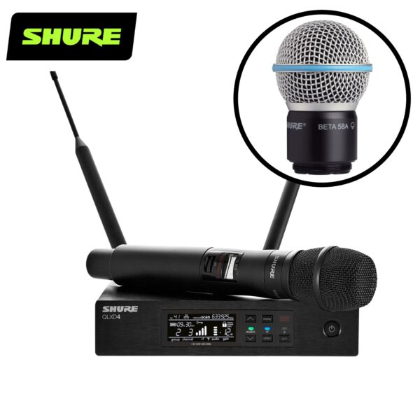 Shure QLXD24/B58 數位 無線麥克風組