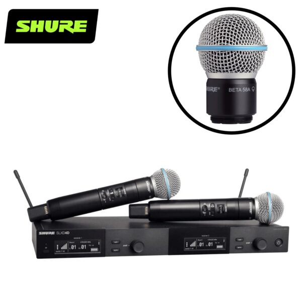 Shure SLXD24D/B58 數位 無線麥克風組