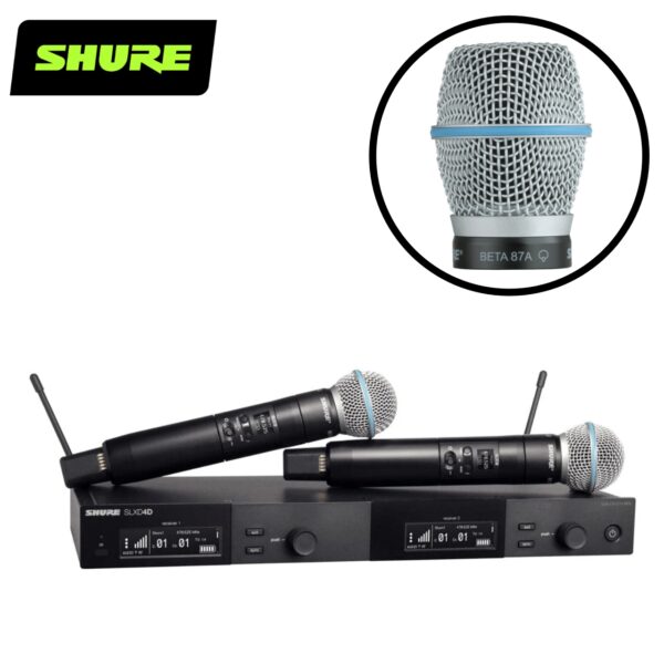 Shure SLXD24D/B87A 音頭 數位無線麥克風