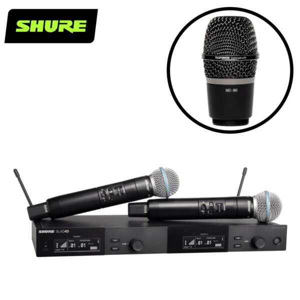 Shure SLXD24D/M81 德律風根 音頭 數位無線麥克風