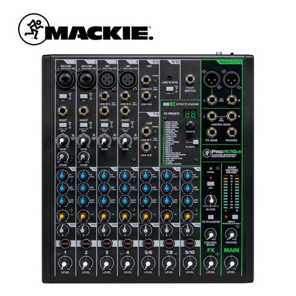 Mackie ProFX10v3+ 10通的 藍芽 類比混音器