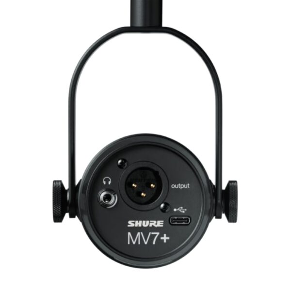 Shure MV7+ 動圈式麥克風 Podcast 麥克風 － 黑色：圖片 2