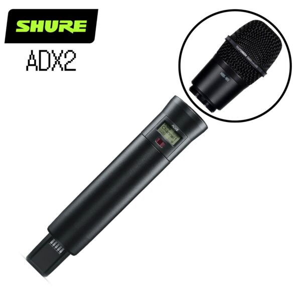 Shure ADX2/M80 Black 無線手握麥克風