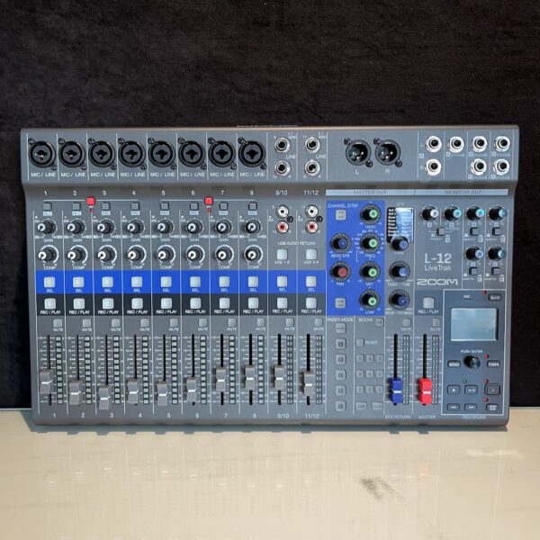 Zoom LiveTrak L-12 12通道 數位混音器：圖片 2