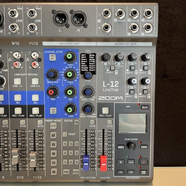 Zoom LiveTrak L-12 12通道 數位混音器：圖片 4