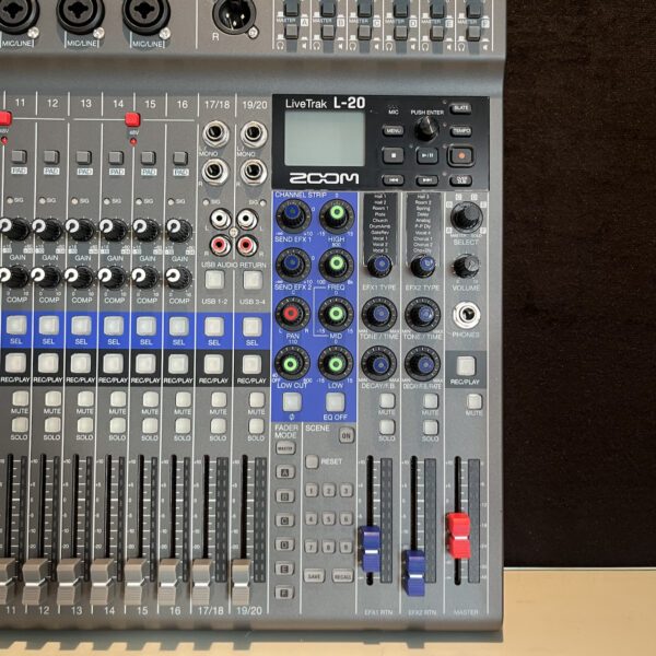 Zoom LiveTrak L-20 20通道 數位混音器：圖片 5