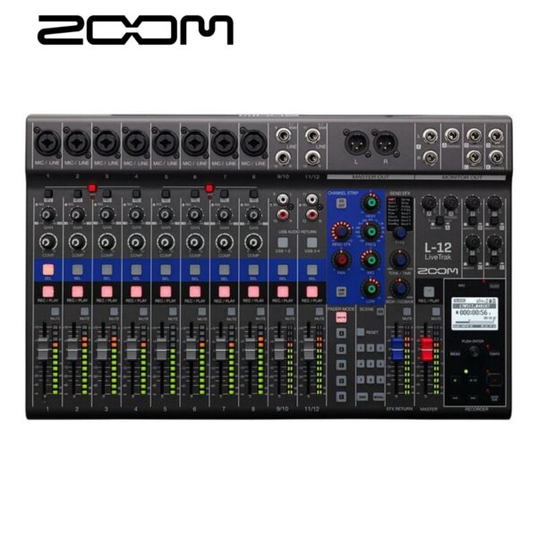 Zoom LiveTrak L-12 12通道 數位混音器