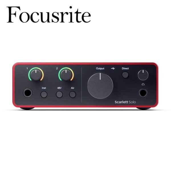 Focusrite Scarlett Solo 4th Gen USB 錄音介面