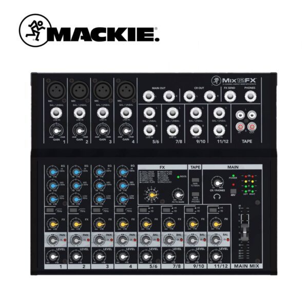 Mackie Mix12FX with Effects 12通道 類比混音器