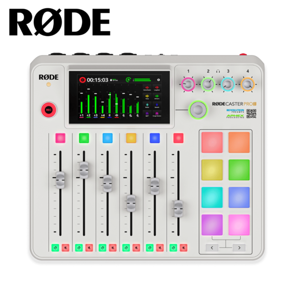 RODE Caster Pro II Podcast 直播 混音器 白色