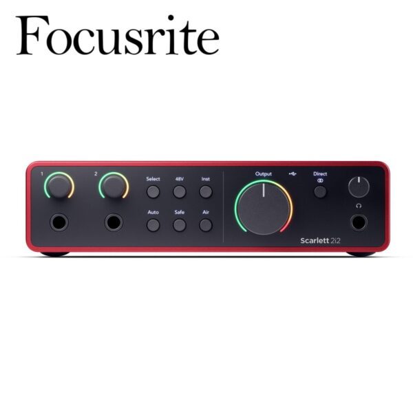 Focusrite Scarlett 2i2 4th Gen USB 錄音介面