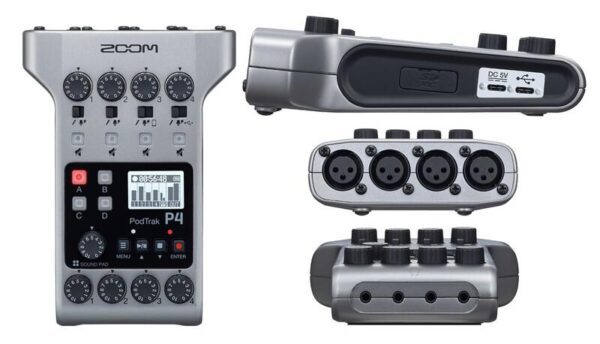 Zoom PodTrak P4 4軌 Podcast錄音機 隨身錄音機：圖片 2