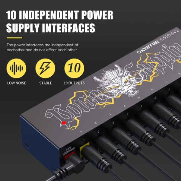 Ghost Fire GS10-SV2 效果器 電源供應器：圖片 5