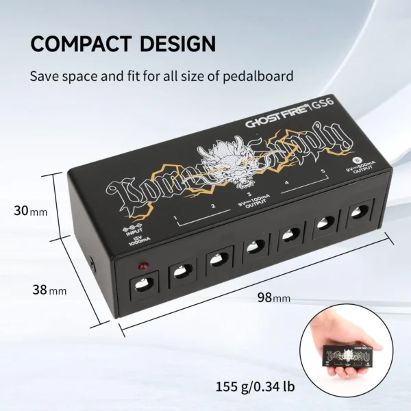Ghost Fire GS6 效果器 電源供應器：圖片 4