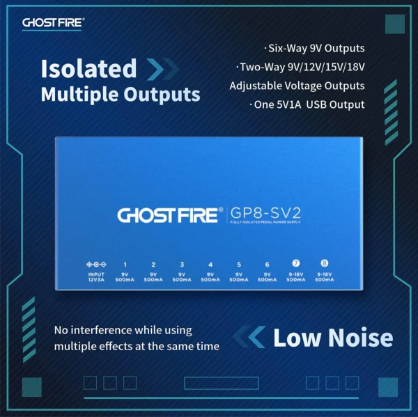 Ghost Fire GP8-SV2 效果器 電源供應器：圖片 3