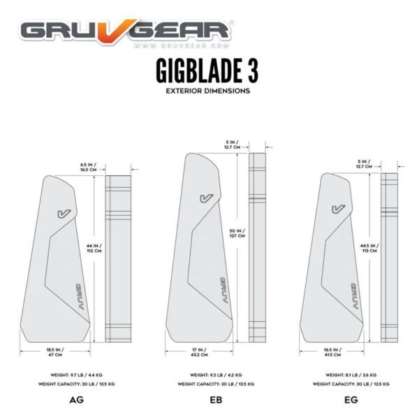 Gruv Gear GigBlade 3 AG 木吉他琴袋：圖片 7