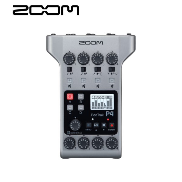 Zoom PodTrak P4 4軌 Podcast錄音機 隨身錄音機