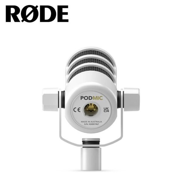 Rode PodMic 心型指向 動圈式麥克風 白色：圖片 3