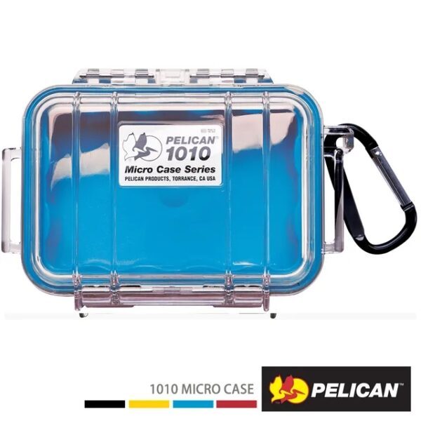 Pelican 1010 派力肯 微型防水氣密箱 透明藍