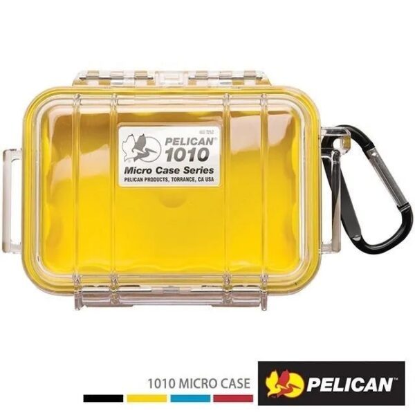 Pelican 1010 派力肯 微型防水氣密箱 透明黃