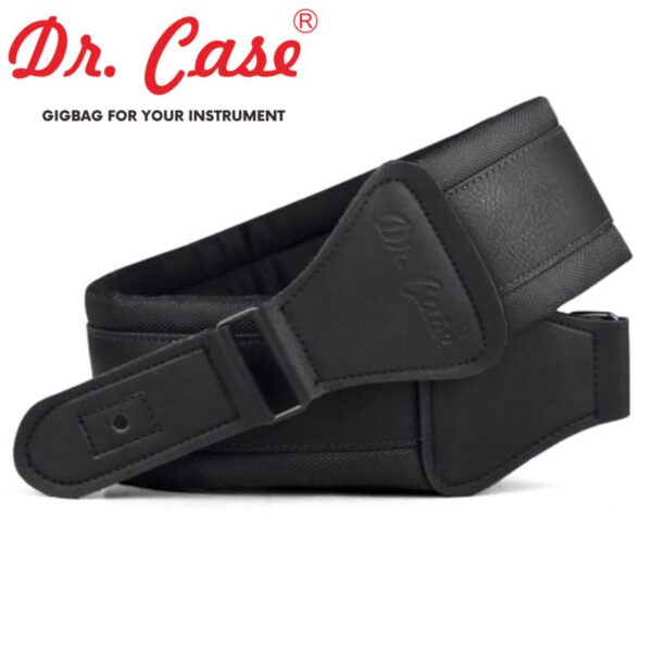Dr Case Portage 2.0 Black W 吉他 貝斯 皮質背帶 加寬 - 經典黑