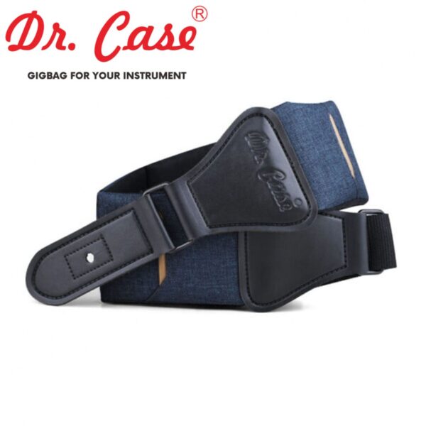 Dr Case Universal Navy 吉他 貝斯 皮質背帶 - 海軍藍