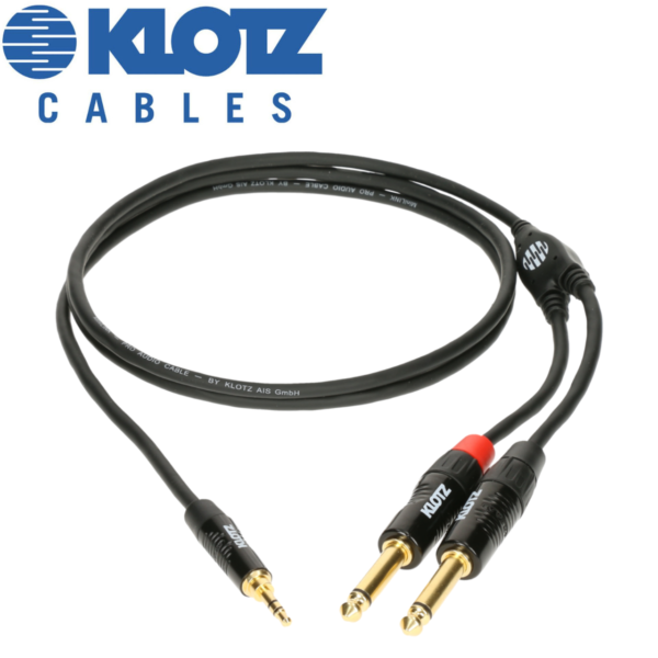 KLOTZ KY5-150 Y Cable 3.5mm 對 6.3TS 1.5米
