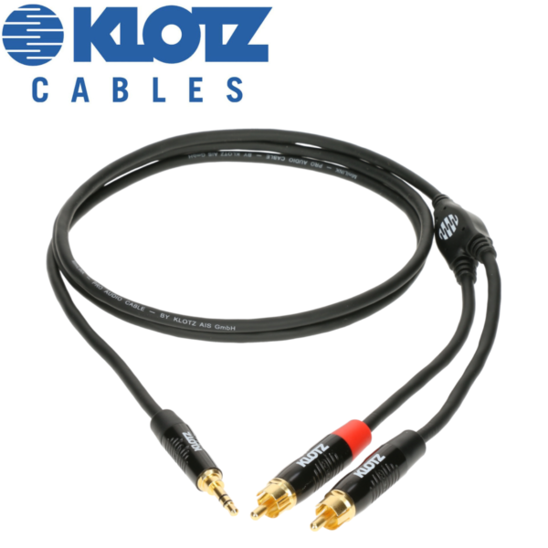 KLOTZ KY7-150 Y Cable 3.5mm 對 RCA 1.5米