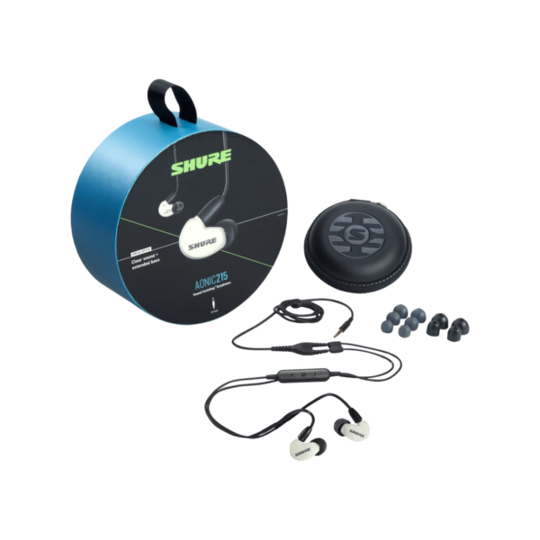 Shure AONIC 215 White 線控 有線 入耳式耳機 白色：圖片 3