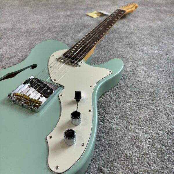 Fender Japan LTD Kusumi Color Tele Thinline RW GREEN 綠色 電吉他：圖片 6