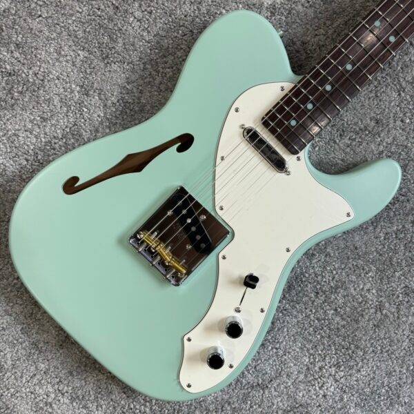 Fender Japan LTD Kusumi Color Tele Thinline RW GREEN 綠色 電吉他：圖片 3