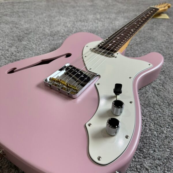 Fender Japan LTD Kusumi Color Tele Thinline RW PINK 粉紅色 電吉他：圖片 3