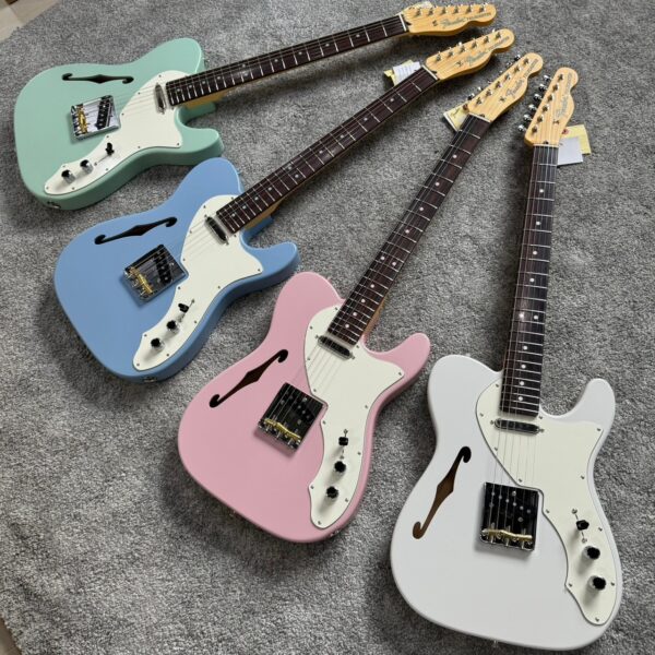 Fender Japan LTD Kusumi Color Tele Thinline RW GREEN 綠色 電吉他：圖片 8