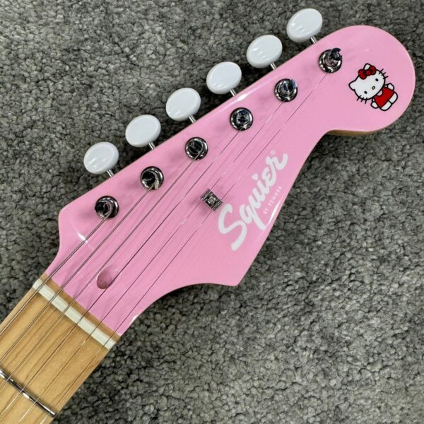 Squier X Hello Kitty Stratocaster LTD - Pink 三麗鷗聯名 電吉他：圖片 3