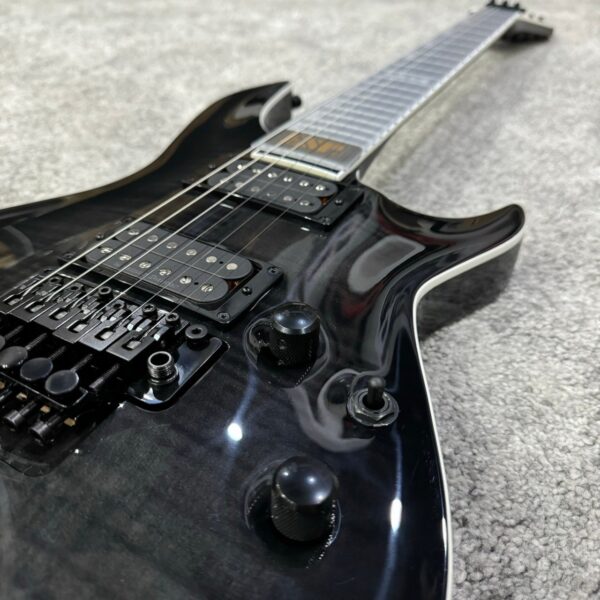 ESP E-II Horizon-III FR FM STBLKSB DCN 大搖座 主動式雙雙 電吉他：圖片 3